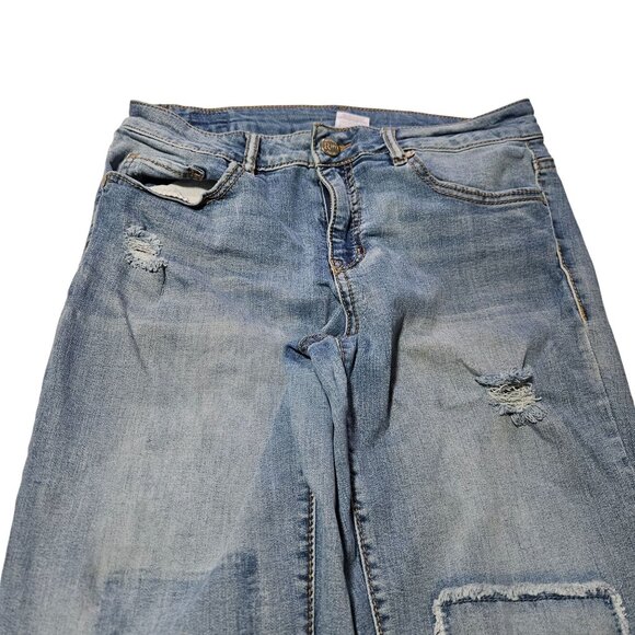 Roebuck R1893 Jeans Womens Size 8 Straight Leg Mid Rise Light Wash Denim Pants - Picture 7 of 9